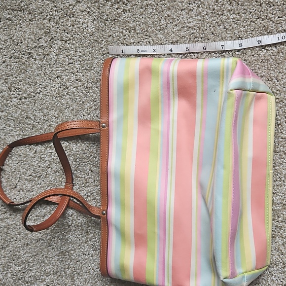 Coach• Hampton Pastel Reverseable Tote with British Tan Leather - Picture 5 of 13